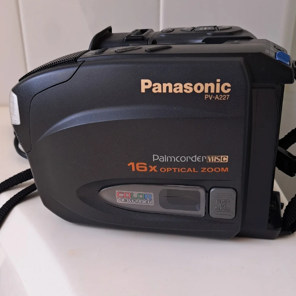 Panasonic Black Video Camcorder with 16x Optical Zoom